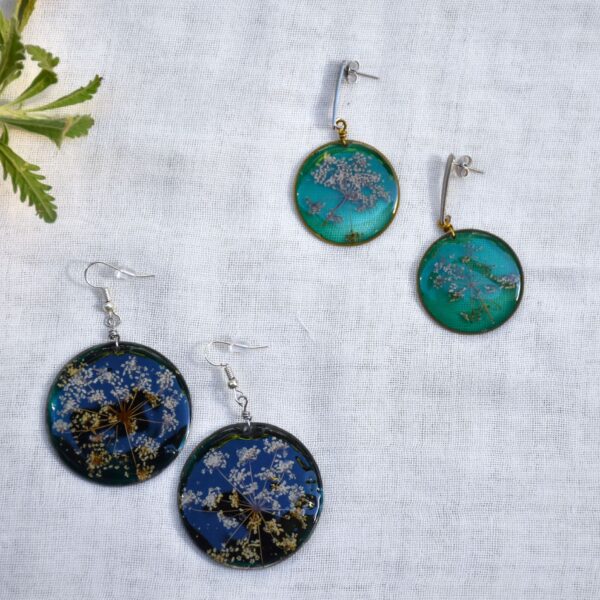 Queen Anne's Lace â Earrings Steel