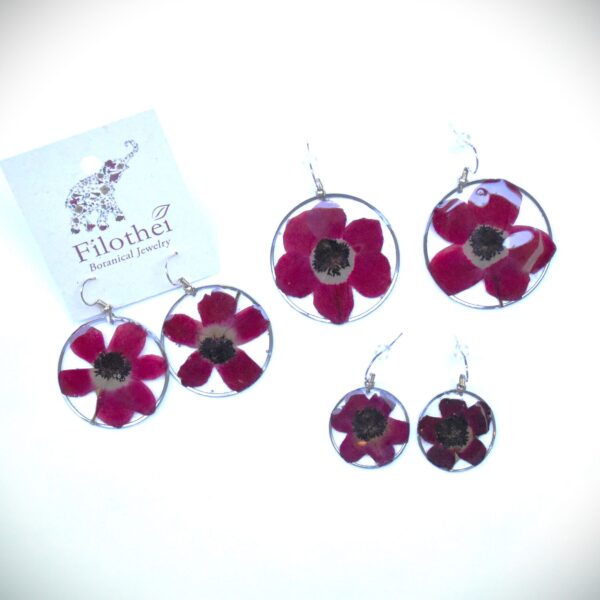 Anemone — Drop Earrings Steel