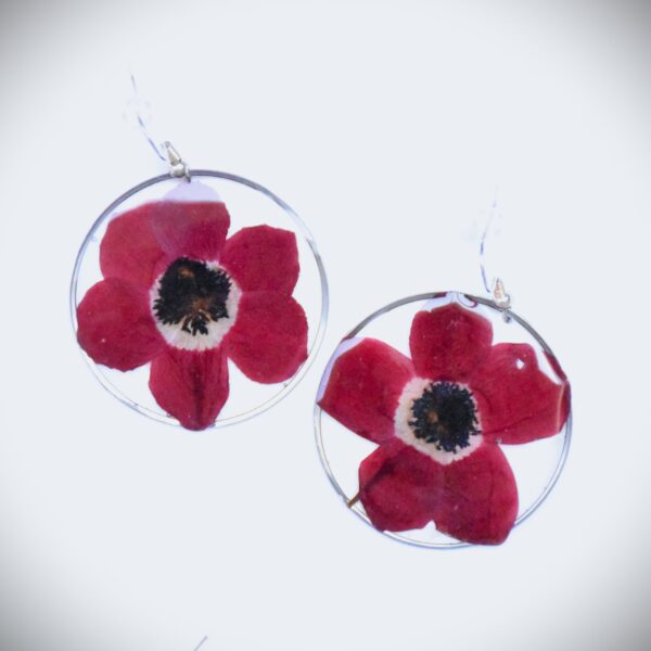 Anemone — Drop Earrings Brass & Gold