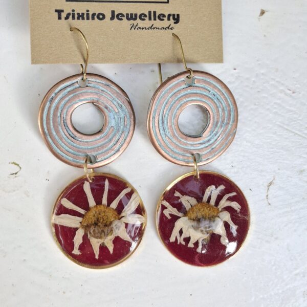 Daisy â EOS Collection Earrings (Drop with Patina)