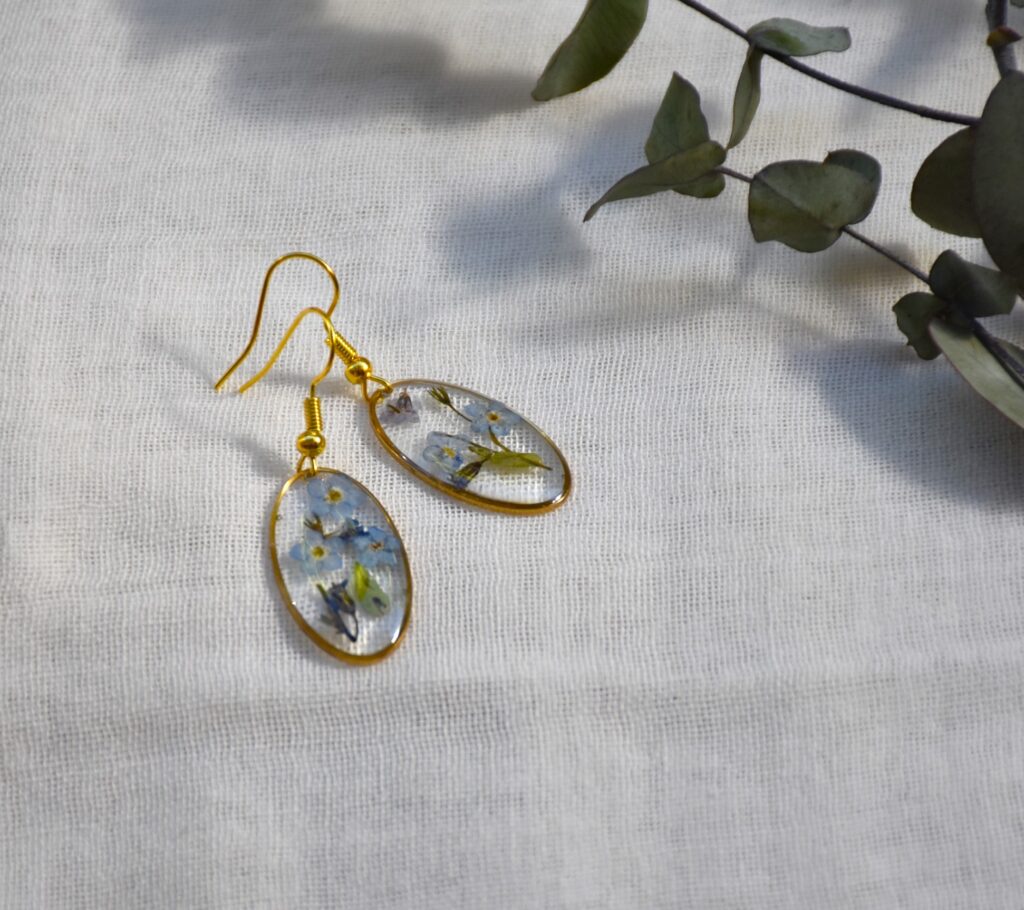 Flower earrings